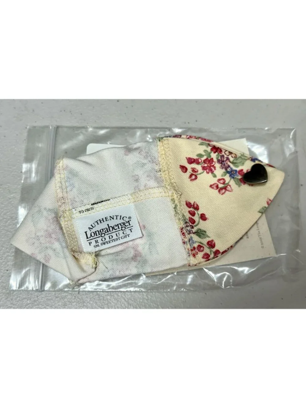 Longaberger Small Sweetest Gift Basket Fabric Liner - New